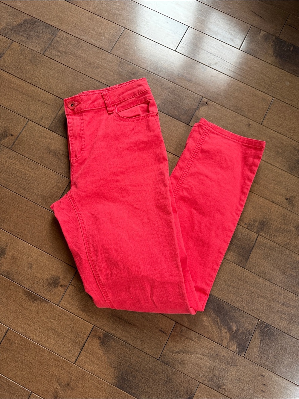 Women’s Red Skinny Jeans - Waist 14 1/2